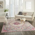thumbnail image 3 of Nourison Passion Grey/Multicolor 6'7" x 9'6" Area Rug, Traditional, Persian, Bed Room, Living Room, Dining Room, Kitchen, , Easy Cleaning, Non Shedding (7' x 10'), 3 of 10