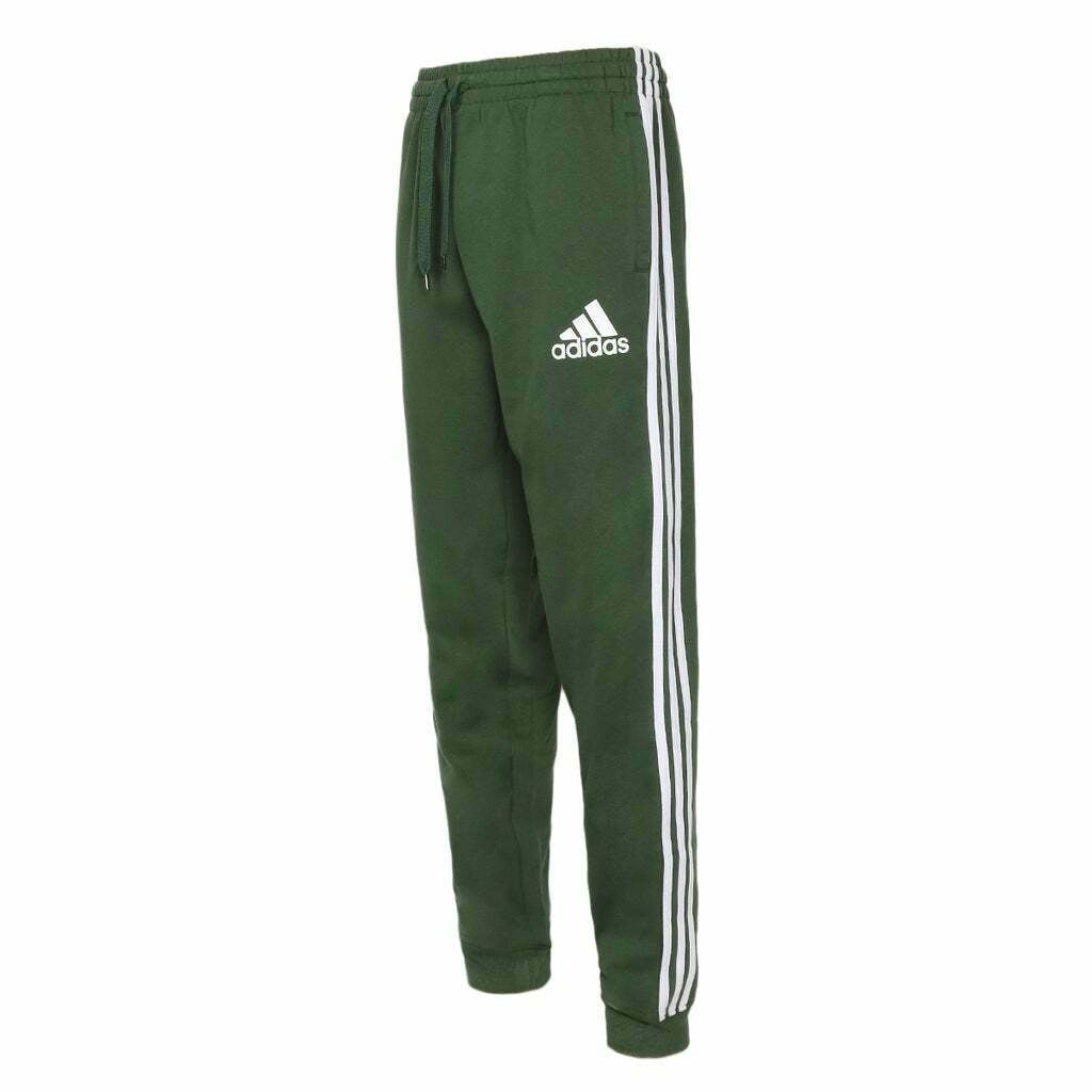 Mens Adidas Essential Tapered Cuff Pants Sweatpants Joggers 3 Stripe - Walmart.com