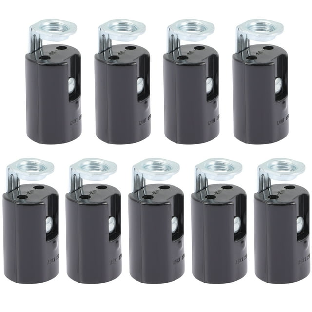 9 Pcs Candle Lamp Base Sockets Chandelier Lamp Holders Candle Light Bases