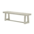 thumbnail image 3 of Plank+Beam  60" Classic Solid Wood Dining Bench, Bench for Dining Table, 3 of 7