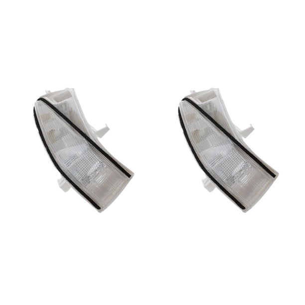 Riwesomey Luz de espejo retrovisor para coche, lámpara de señal de advertencia de giro para vehículo, actualización automotriz, accesorios de Izquierda 2piezas