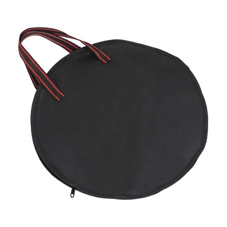 hejhncii 10Inch Dumb Drum Practice Pad Bag Oxfords Cloth Carrying Bag Case Black Drum Carrying Bag with Rustproof Zippers