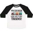 thumbnail image 3 of Inktastic Toy Train Never Have Too Many Trains Boys or Girls Toddler T-Shirt, 3 of 5
