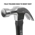 thumbnail image 4 of GreatNeck Fiberglass Curved Claw Steel Hammer with Fiberglass Handle, 16 oz, 4 of 10