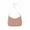 Pink, variant on Shoulder Bags for Women, Trendy Crescent Bag PU Leather Clutch Purse with Zipper Closure, Classic Small Hobo Tote Bags Top Handle Handbag Retro Underarm Purse for Work Travel Shopping