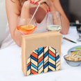 thumbnail image 3 of Yayeee Napkin Holder for Table Kitchen Paper Tissue Organization, Blue Geometric, 3 of 8