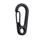 thumbnail image 2 of 20 Mosquetón Negro Clip Snap Hook Split Spring Hebillas Llavero Llavero pieza, 2 of 9