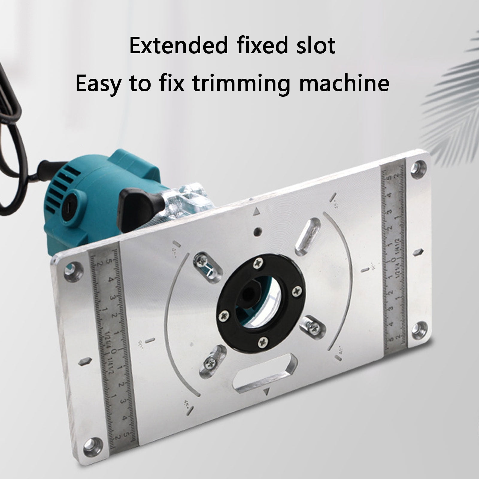 Efficient Woodworking Router Table Insert Plate For Trimming Milling Tasks Home Workshops and Studios Easy Installation