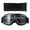 Black skin-Gray, variant on Motorcycle Goggles Vintage Leather Riding Glasses Scooters ATV Off-Road Anti-Scratch Dust Proof Eyewear