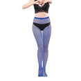 thumbnail image 5 of Medias de rejilla de cintura alta para mujer, medias de rejilla de cintura alta transparentes, talla única, 5 of 5