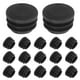 thumbnail image 1 of 30 tapones redondos de plástico para patas de sillas y mesas, protectores de muebles, color negro, 1 of 7