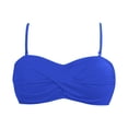 thumbnail image 3 of Bigetiay Women's Bikini Tops Twist Front Bathing Suit Bra Minimalist Swimwear Top No Bottom, Size S, 3 of 5