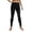 Black, variant on IDALL Yoga Pants Women Leggings for Women Workout Leggings Womens Daily Solid Yoga Pants Elastic Mid Waist Workout Pants Casual Sport Trousers Leggings Butt Lifting Leggings Black L