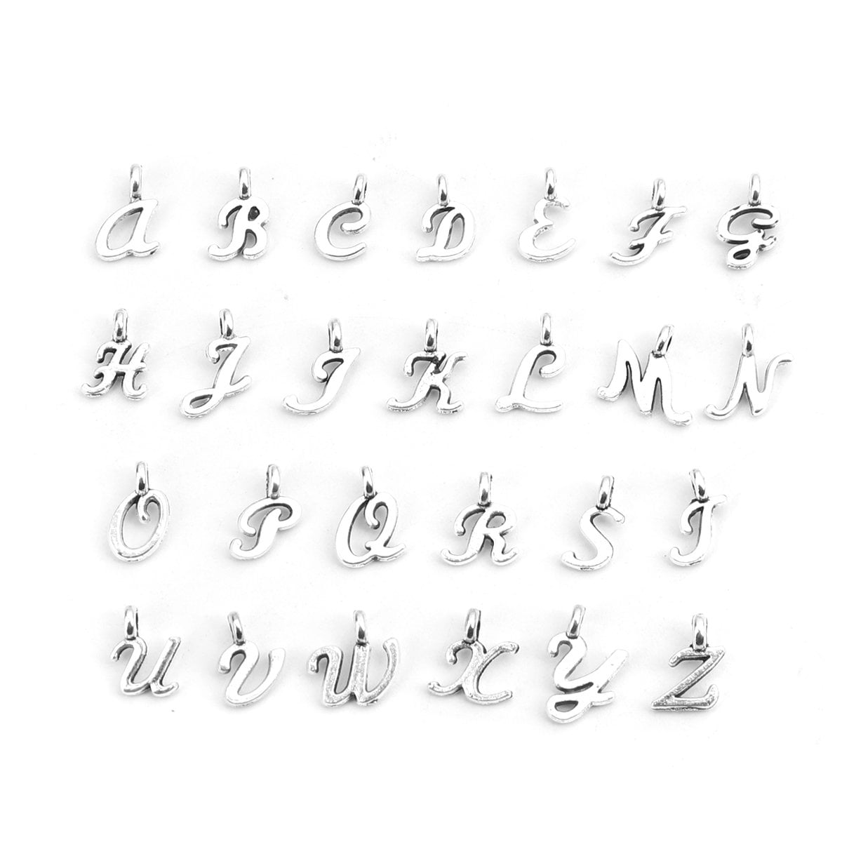 A To Z Individual Alphabet Letter Charms, 8mm Rhinestone Charms Letters  Wholesale Single For Jewelry Making - Yahoo Shopping