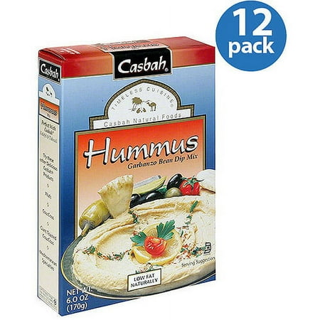 ***Discontinue***Casbah Hummus Garbanzo Bean Dip Mix, 6 oz (Pack of 12)