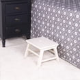 thumbnail image 3 of Taburete Butler Melrose White Bayur Wood 14x12x10 cm, 3 of 9