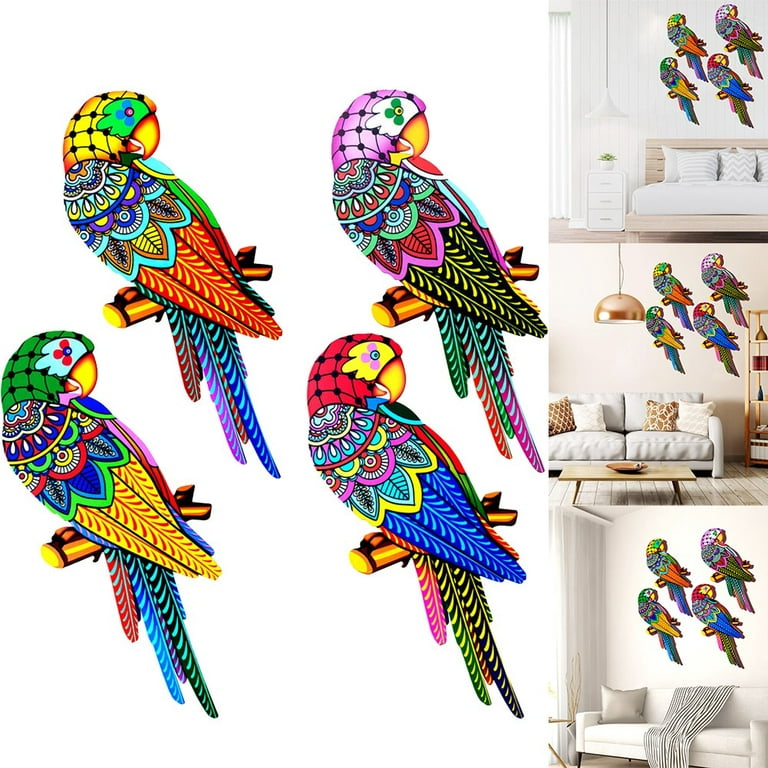Colorful Parrot wildlife Art Print great wall hanging 8x10decorations  picture