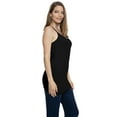 thumbnail image 2 of Stretch Is Comfort Women's Oh so Soft Spaghetti Strap Camisole Long Tank | Adult Small-Large, 2 of 7