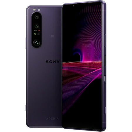 Sony XPERIA 1 III - 5G smartphone - dual-SIM - RAM 12 GB / Internal Memory 256 GB - microSD slot - OLED display - 6.5" - 3840 x 1644 pixels (120 Hz) - 3x rear cameras 12 MP, 12 MP, 12 MP - front camera 8 MP - purple