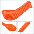 thumbnail image 3 of IDEANATEGRATE Serving Spoon Spoons for Soup Orange Plastic 6Pcs, 3 of 7