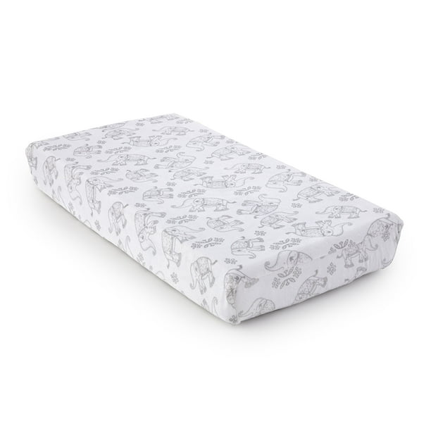 Levtex Home Baby Ely Changing Pad Cover, Grey - Walmart ...