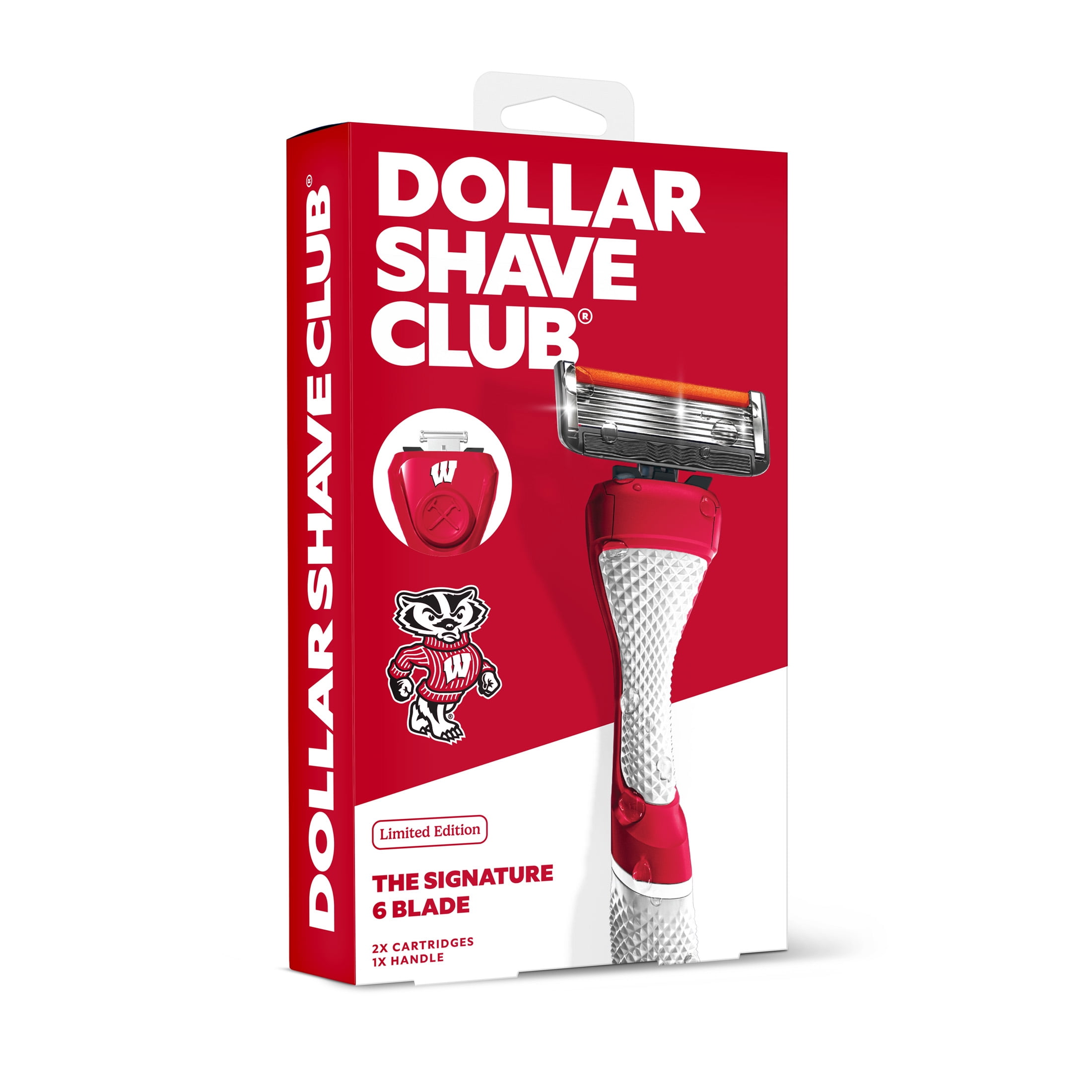Dollar Shave Club Wisconsin 6-Blade Razor Starter Set