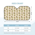 thumbnail image 3 of Bingfone Frogs Car Windshield Sunshade,Sun Foldable Sun Shield Sun Visor for Car - Small, 3 of 8
