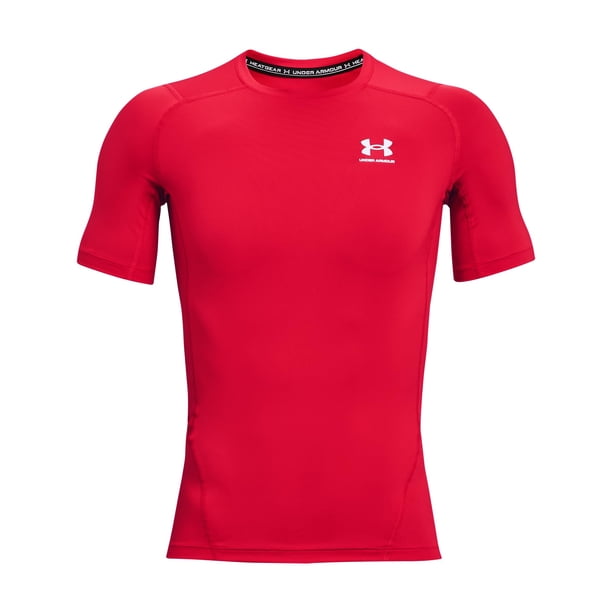 Camiseta Under Armour Armour HeatGear Compression Roja/Blanca