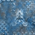 thumbnail image 1 of oneOone Rayon Medium Blue Fabric Abstracts Craft Projects Decor Fabric Printed By The Yard 56 Inch Wide, 1 of 4