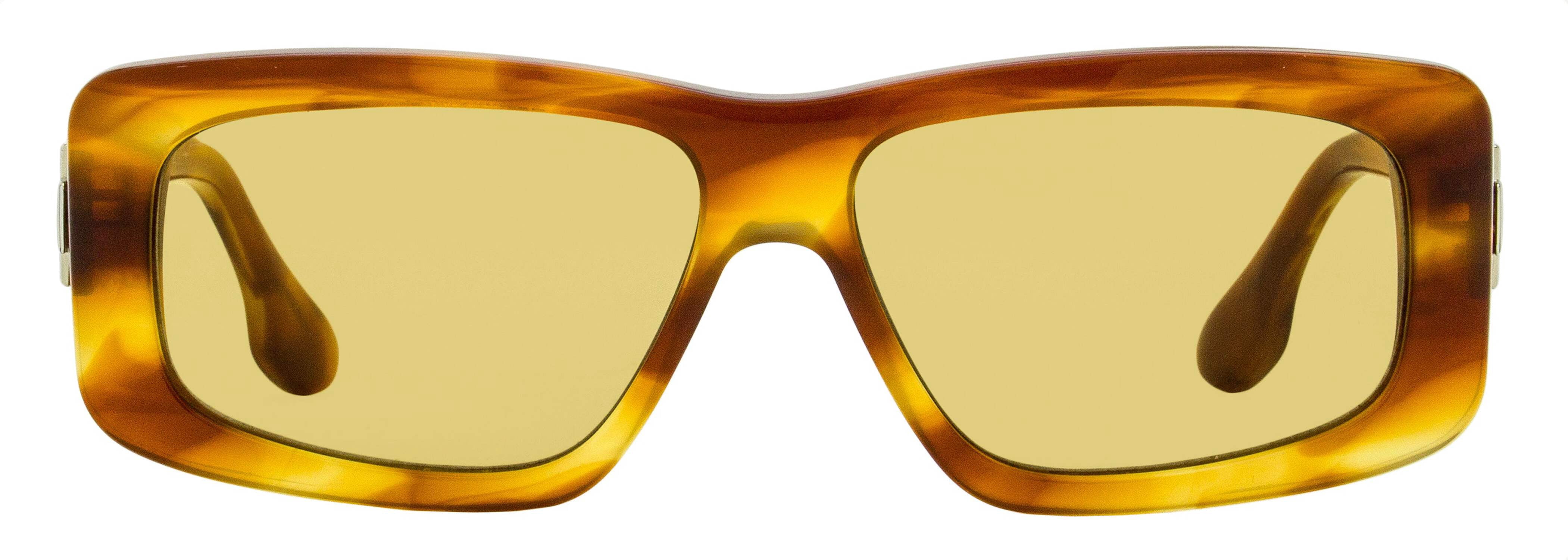 Victoria Beckham VB669S 223 Sunglasses Havana Square Frame, Brown Lenses Kits.com -- Victoria Beckham VB669S main image 3