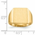 thumbnail image 5 of 14K Yellow Gold Men's Signet Ring Size 10, 5 of 6