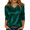 #01Green, variant on Women Silk Satin Tops Cap 3/4 Length Sleeve Blouse Summer V Neck Shirts Business Casual Outfits #01Navy XL
