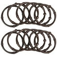 thumbnail image 4 of Utopia Alley Shower Hooks - Shower Curtain Rings for Bathroom - Rust Proof Shower Curtain Hooks for Shower Curtain or Liner - Set of 12, Oil Rubbed Bronze, 4 of 10