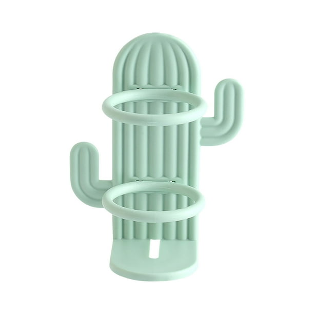 Single-person Toothbrush Without Punching In The Bathroom Bathroom Wall-mounted Makeup Brush And Comb Storage Rack