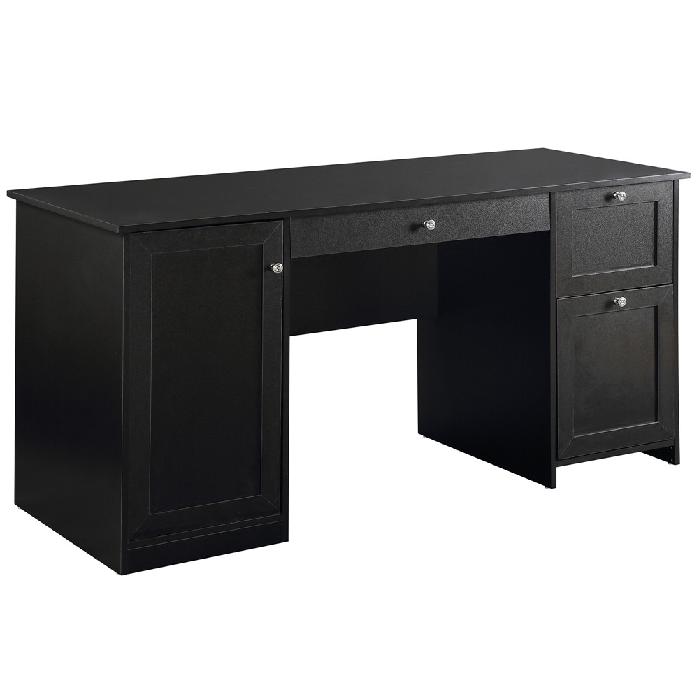 Computer Desk Executive Desk with 2 Drawers & Keyboard, Home