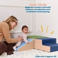 thumbnail image 3 of ECR4Kids SoftZone Junior Little Me Climb Crawl and Slide, Beginner Playset, Earthtone, 3-Piece, 3 of 9