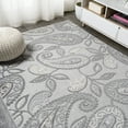 thumbnail image 6 of JONATHAN Y AMALFI COAST 4 x 6 Area Rug, Julien Paisley - Light Gray/Ivory, AMC102A-4, 6 of 10