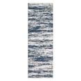 thumbnail image 4 of Nasitip Modern Stripe Blue 2'x6' Area Rugs for Living Room Soft Low Pile Non-Sliping, Machine Washable, 4 of 7