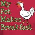 thumbnail image 3 of CafePress - Pet Makes Breakfast T Shirt - Men's Classic Graphic Cotton T-Shirt, 3 of 4