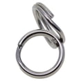 thumbnail image 4 of 100x Acier Inoxydable DIY 12mm Métal Split Rings Voitures Organisations, 4 of 9