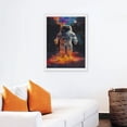 thumbnail image 6 of Diamond Art Kits for Adults, Astronaut Cosmic RainbowDiamond Painting Kits for Beginners, Frameless Round 5D Full Drill Diamonds Art Gem Art Crafts Home Decor Gifts, 6 of 8