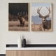 thumbnail image 5 of Fotografía de invierno Vida salvaje Oso pardo Alce Lobo Bosque Arroyo nevado Póster Pinturas en lienzo Arte de pared Imágenes Decoración del hogar, 5 of 5