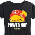 thumbnail image 3 of Pokémon - Pikachu Power Nap - Women's Short Sleeve Graphic T-Shirt, 3 of 5