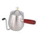 thumbnail image 1 of Tetera de café, tetera duradera para estufas, resistente a los arañazos, tetera con cuello de cisne para oficina, hogar, exterior, interior, Camping Un 600ml, 1 of 8