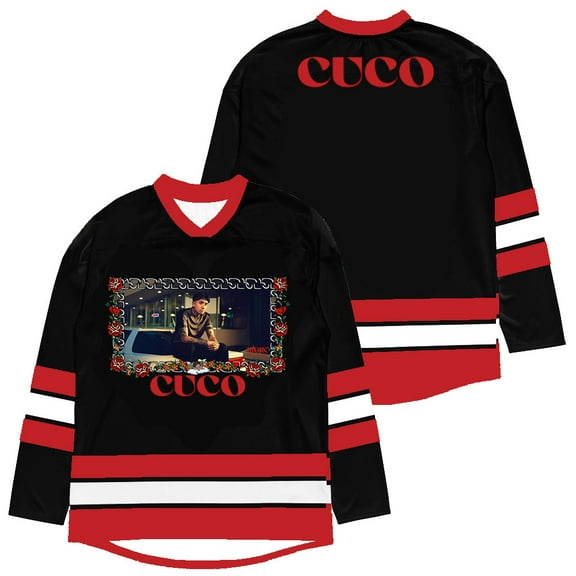Cuco Merch 2025 Tour Jersey V-Neck Sweatshirts Cosplay Women Men Fashion Winter Long Sleeve Y2K Top