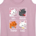 thumbnail image 3 of Disney Classics - Cats & Dogs - Un Deux Trois Cat - Women's Racerback Tank Top, 3 of 5