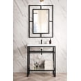 thumbnail image 5 of James Martin Furniture  31.5 in. Boston Stainless Steel Sink Console with White Glossy Resin Countertop, Brushed Nickel, 5 of 7