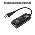 thumbnail image 2 of Gigabit Network Adapter USB C to RJ45 LAN Port Converter for High Speed Wired Internet Connection on Laptop PC and MacBook Devices, 2 of 5