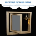 thumbnail image 3 of Mobutofu Rectangular Rotating Picture Frame Home Decor for Weddings 1Set, 3 of 4