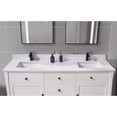 thumbnail image 3 of Altair Design 73 in. Stone effects Vanity Top in Jazz White with White Sink, 3 of 8